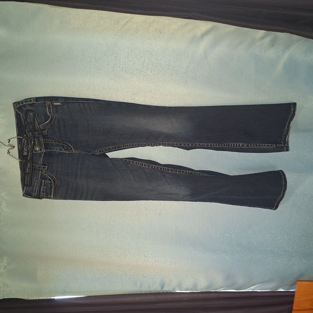 Silver Jeans Women's Dark Blue Flare Cut Jeans